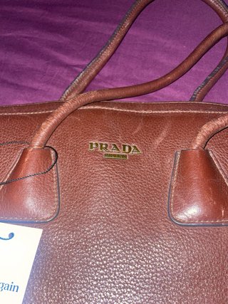 Bolsa Prada Castanha