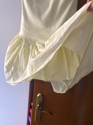Vestido mini amarillo