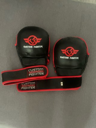 Protecciones MMA Custom Fighter Rojas