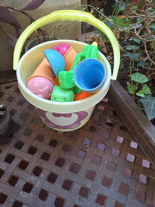 Giochi da spiaggia secchiello e accessori