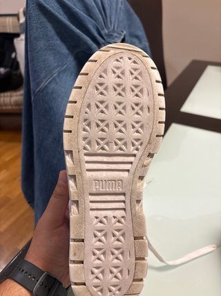 Zapatillas Puma Mujer Blancas y Doradas