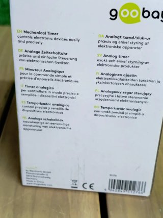 Temporizador Analógico Goobay 24H