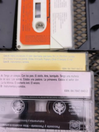 Lote Cintas Cassette Infantiles