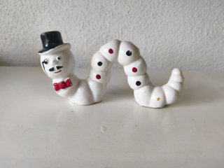 Figura Oruga Vintage Portalápices