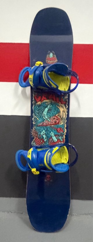 Tabla Snowboard Azul Casi Nueva