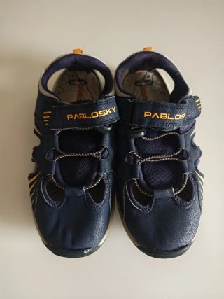 Cangrejeras Pablosky niño o niña Azul/Naranja.