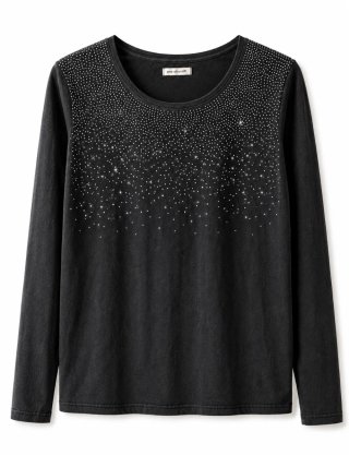 Camiseta Ana Alcott XL con pedrería