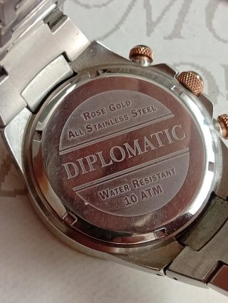 Reloj Diplomatic Rose Gold