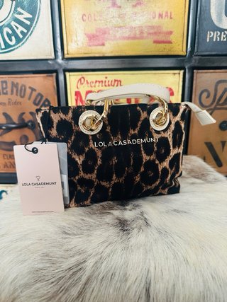 Bolso Lola Casademunt Animal Print Nuevo