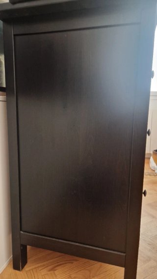 Cómoda Ikea Hemnes negra