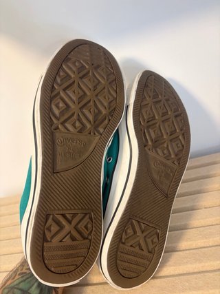 Converse All Star Talla 42 Verde Azulado