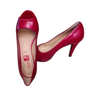 Scarpe rosse vernice tacco tg 36