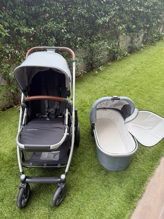 Cochecito Uppababy Cruz V2 + Capazo + adicionales