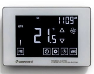 Termostato Mitsubishi Touch smarT 1C Climaveneta