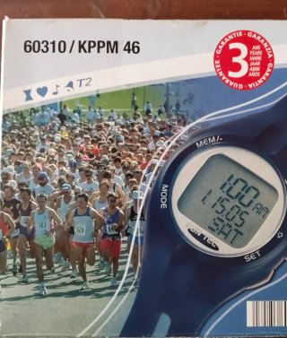 Pulsómetro Run Tec Azul