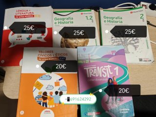 Libros varios 1 y 2 eso