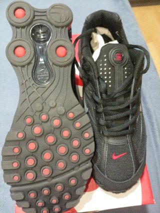 Nike Shox Ride 2 Talla 40 Negras Rojas
