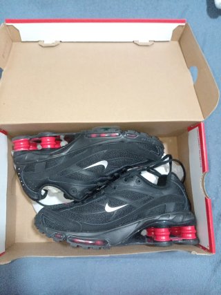 Nike Shox Ride 2 Talla 40 Negras Rojas