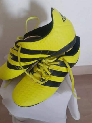 Scarpette Adidas Calcio Giallo/Nero Taglia 37
