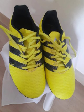 Scarpette Adidas Calcio Giallo/Nero Taglia 37