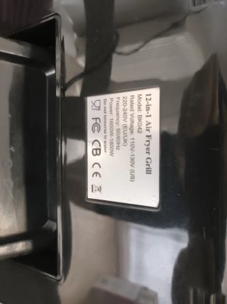 Freidora de aire 12 en 1 Parmedu