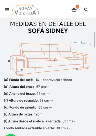 Sofá modular 3 plazas gris