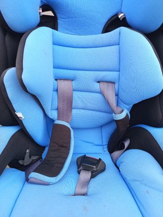Silla coche niño Piku azul y negro
