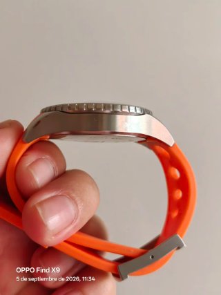 Reloj Calvin Klein Negro Naranja Cronógrafo