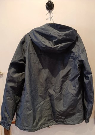 Chubasquero mujer Azul-gris