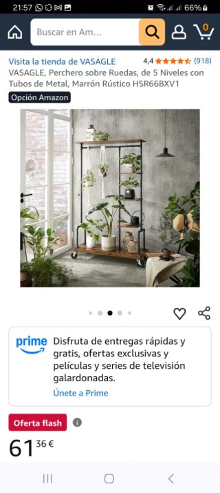 ÚLTIMOS DÍAS!!! Burro perchero industrial mad