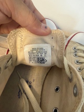 Zapatillas Converse All Star Beige Talla 42