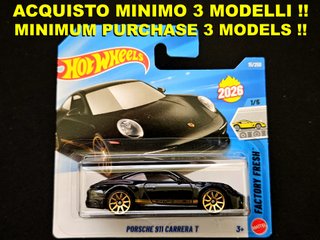 Hot Wheels Porsche 911 Carrera T nera