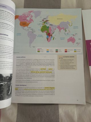 Historia del mundo contemporáneo, 1 bachillerato