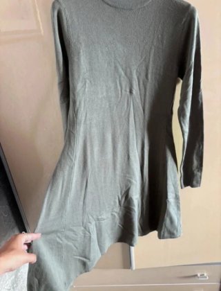 Abito Maglia Zuiki Verde Oliva TG M