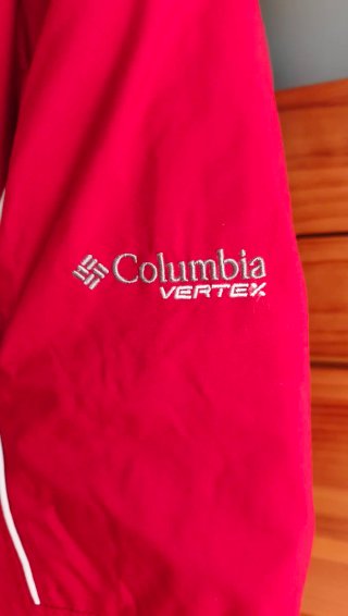 Chaqueta Columbia Roja Impermeable