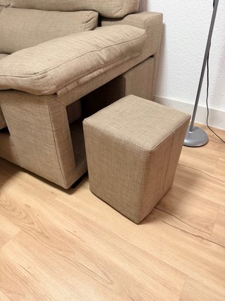 Sofá 2-3 plazas tela beige