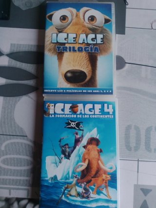 Pack 2 DVDs Ice Age Trilogía y 4
