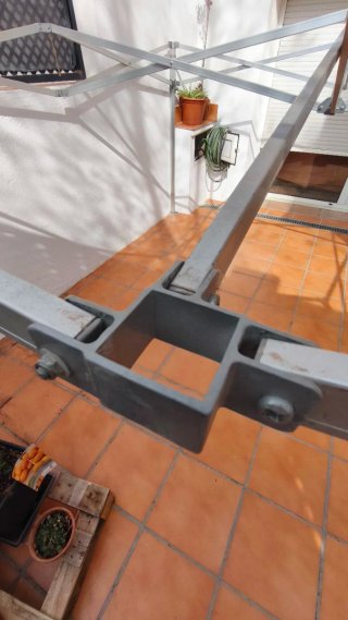 Carpa Plegable Acero Inoxidable