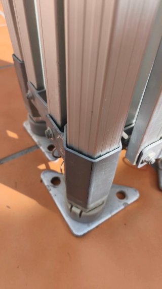 Carpa Plegable Acero Inoxidable