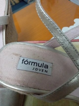Cuñas doradas esparto Formula Joven