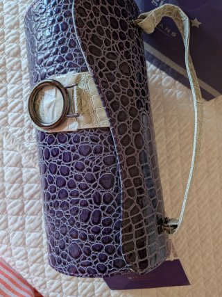 Neceser Mirlans Morado y Plateado