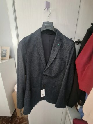Chaqueta slim fit Purificacion Garcia gris