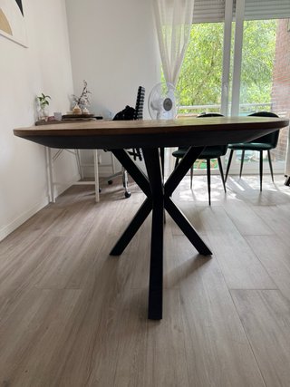 Mesa de comedor madera natural