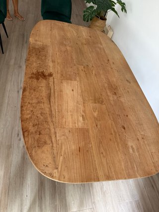 Mesa de comedor madera natural