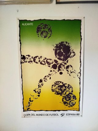Cartel Mundial España 82 Alicante