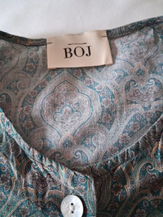 Vestido BOJ estampado verde talla XL
