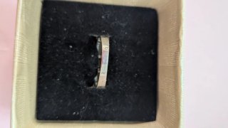 Anillo plata con circonita