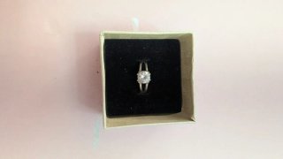 Anillo plata con circonita