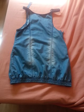 Vestido tejano corto
