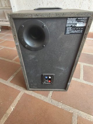 Altavoz Technics Negro y Gris